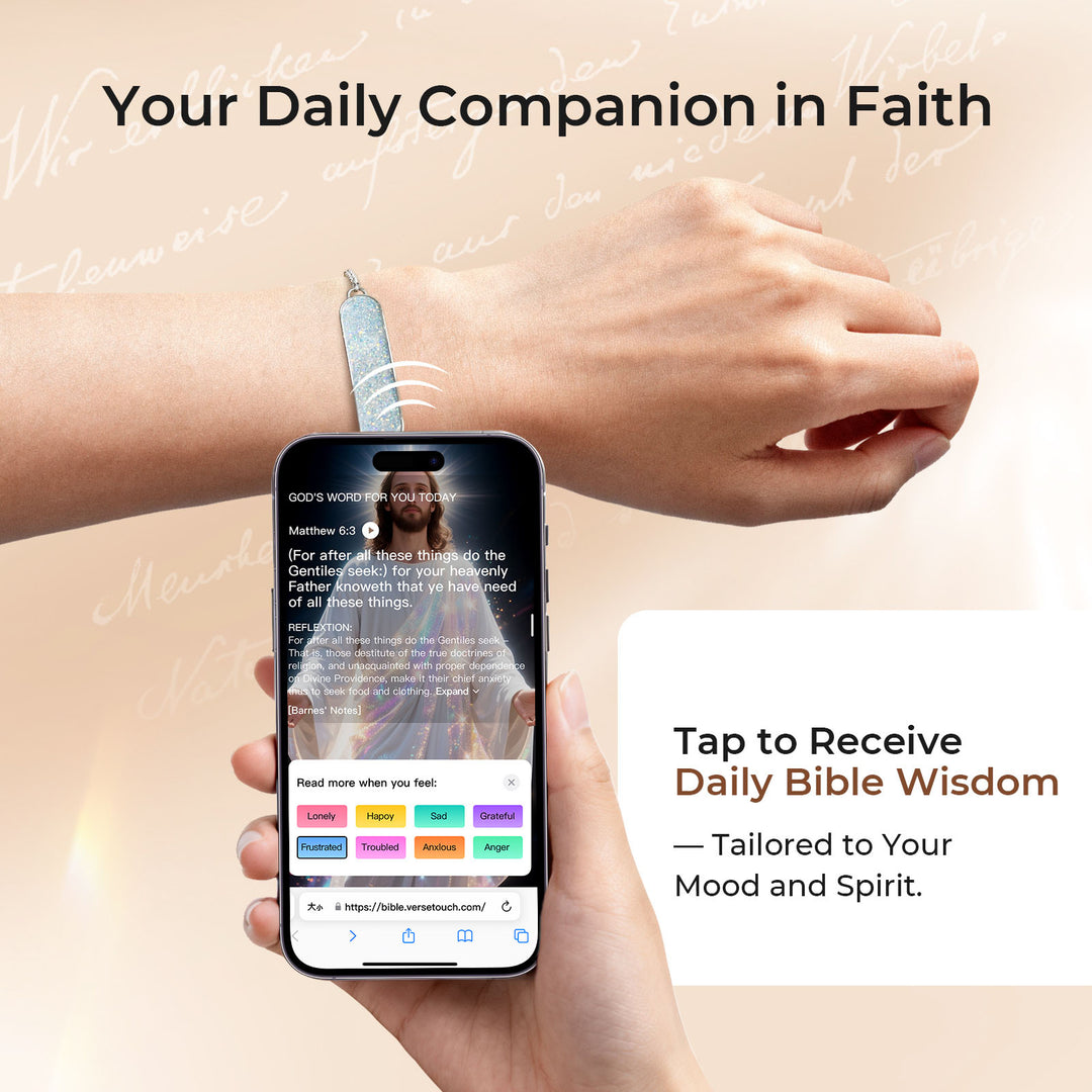 NFC Bible Bracelet for Daily Verses