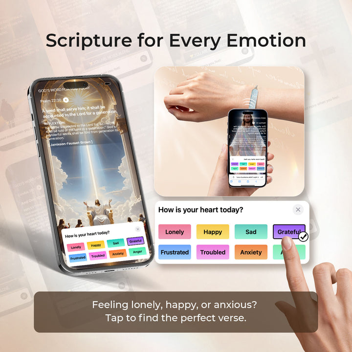 NFC Bible Bracelet for Daily Verses