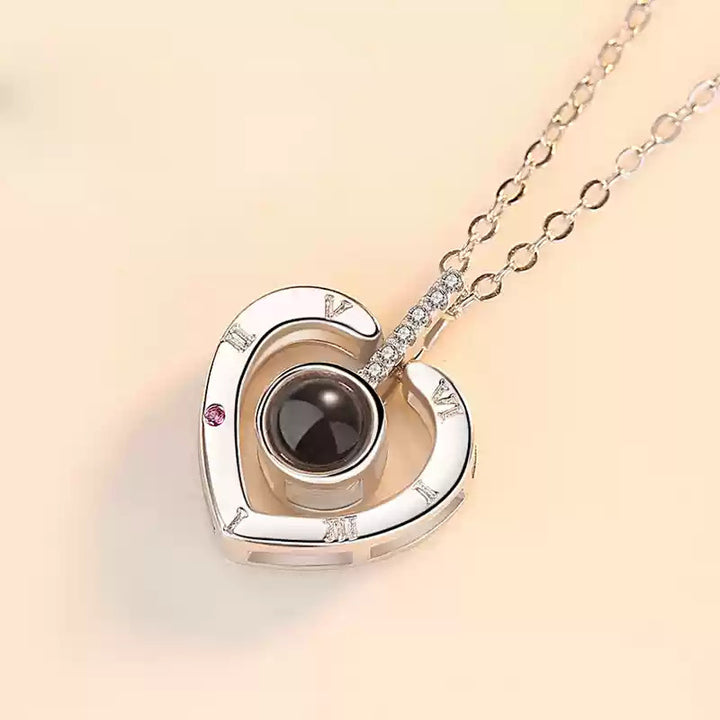 Custom Love Photo Projection Necklace
