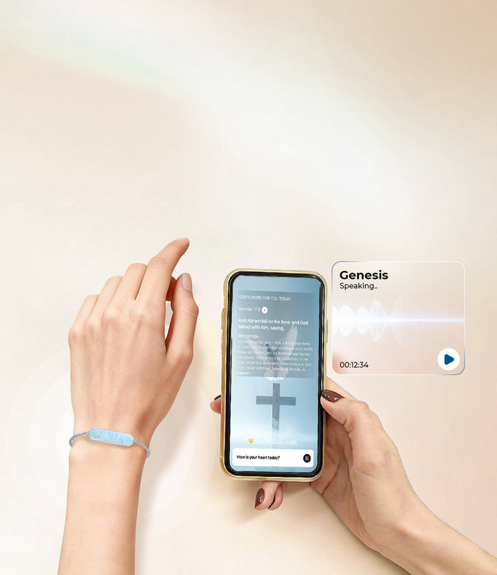 Belela NFC Bible Bracelet for Daily Verses